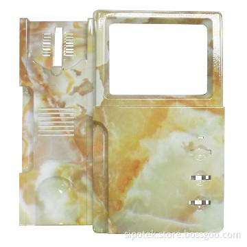 doorbell case with stone color